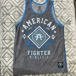 Mens American fighter tank